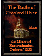 The Battle at Crooked River was a skirmish that took place on October 25, 1838, near present-day Ray County, Missouri. The conflict involved a group of Mormon settlers and a militia group that had been assembled by Missouri Governor Lilburn Boggs to suppress the perceived threat of the Mormon community. The militia, led by Samuel Bogart, had been tracking a group of Mormons led by David W. Patten, who were believed to have stolen horses from non-Mormon settlers in the area. 